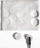 Mbulesa mikrofoni lavalier Rycote White Undercovers, për fshehje nën rroba, të bardha