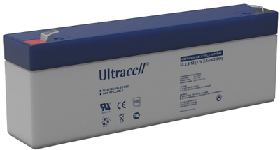 Оловна батерија Ултрацел UL2.4-12, 12V, 2.4Ah, сиво сина