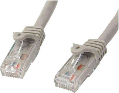 Kabllo rrjeti StarTech Cat6 UTP, 1m, snagless, gri