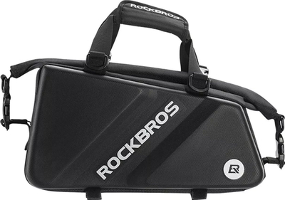 Çantë bagazhi për biçikletë Rockbros, 11.6L, që s’e kap uji, e zezë