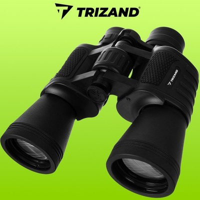 Бинокул Trizand 10x50 mm, поле на видливост 168 m, црни