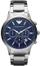 Orë dore Emporio Armani Renato AR2448, kaltër/ argjend