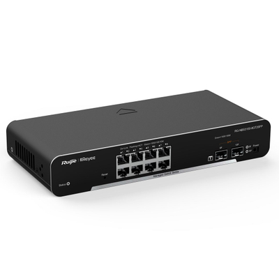 Switch rrjeti Ruijie RG NBS3100 8GT2SFP, 8 porta Gigabit, 2 porta SFP, gri