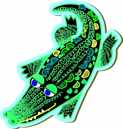Loja e peshkimit Make My Own Fishing Game Jungle Animal, me magnet, për kalamaj 3+
