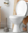 Set furçe për WC Katre, me bazë të mbyllur, plastike pa BPA, ngjyra të përziera