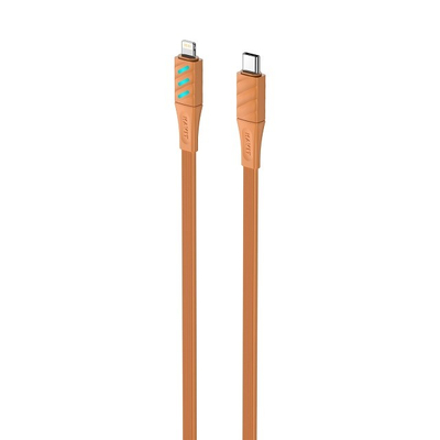 Kabllo USB-C në Lightning Havit HV-CB6255, PD 30W, 1m, portokalli