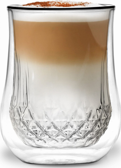 Set gotash me dy shtresa Vialli Design Tinna, 2 copë, 300 ml, transparente