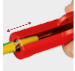 Strajper kabllosh Erko SIO 13, 8–13 mm², plastikë e përforcuar, portokalli