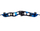 Hark compound Poe Lang EK Firestar, 25 lbs, 28", blu karbon