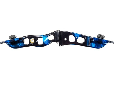 Hark compound Poe Lang EK Firestar, 25 lbs, 28", blu karbon