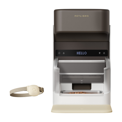 Dispenser ushqimi inteligjent Petlibro RFID me qafore, 3L