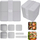 Kuti bento Monbento MB Square, 1.7L, 2 nivele, gri