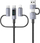 Kabllo USB Usams Sufeng 6n1 SJ736, 2m, 60W, argjendi