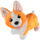 Lodër pelushi Lumo Stars Corgi Monty, 15cm, portokalli e bardhë