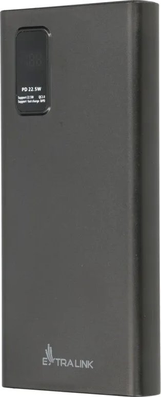 Powerbank Extralink EPB-067B, USB-C, ekran dixhital, i zi