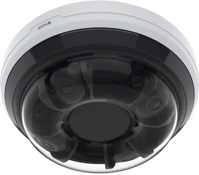 Камера за безбедност Аксис P3748-PLVE, 4x8MP, ИК 360°, бела