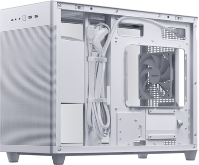 Kasë kompjuteri ASUS Prime AP201, TG, e bardhë
