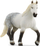 Figurinë lodër Schleich Percheron Mare, plastike, 15 cm, e bardhë gri