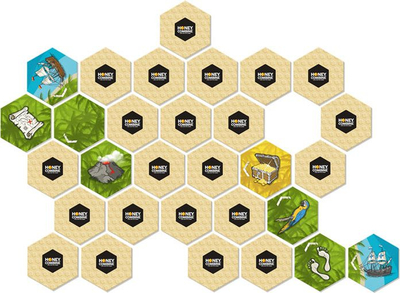 Lojë tavoline Honey Combine Isle of Gold, 2 lojtarë, 6+, me ngjyra