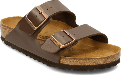 Sandale Birkenstock Arizona BF, uniseks, kafe e errët