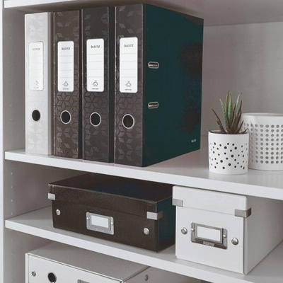 Dosje unazore Leitz Quality Binder 180° WOW, A4, shpinë e gjerë, e zezë