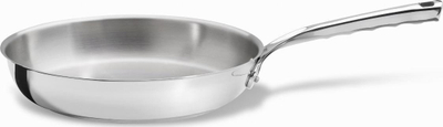 Tigan De Buyer Milady, çelik inox, 28cm, argjent