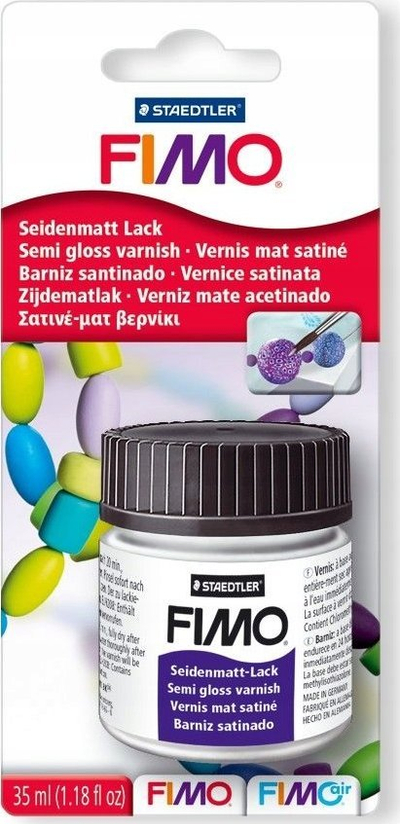Llak FIMO Semi Gloss Varnish, për argjilë polimerike, gjysmë mat, 35ml