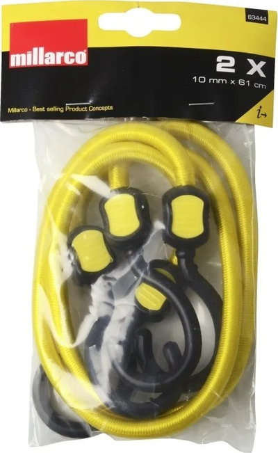 Litar elastik bagazhi Millarco Octopus, 61 cm, set 2 copë