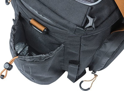 Торба за багаж за велосипед Basil Miles Trunk Bag, 7L, водоотпорна, црна