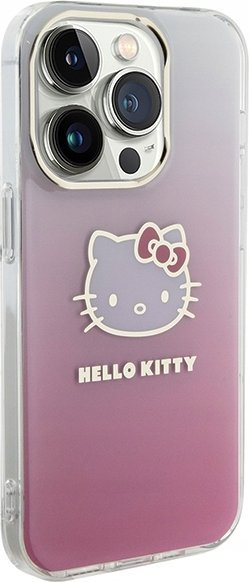 Mbulesë telefoni Hello Kitty HKHCP14XHDGKEP, për iPhone 14 Pro Max 6.7", hardcase TPU, rozë