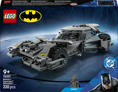 Set LEGO Batman v Superman Batmobile 76331, 220 pjesë, 9+, gri e errët