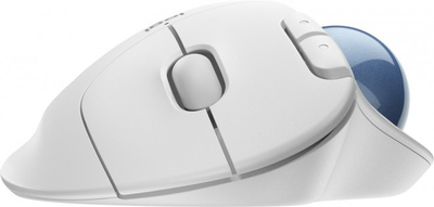 Mouse pa tel Logitech ERGO M575, me trackball, Bluetooth, i bardhë