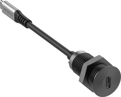 Kabllo USB Vivolink PROUSBCMF0.3SOCKET-B, USB 3.2 Gen 2, 0.3m, e zezë