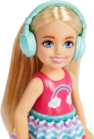 Set lojrash Barbie Chelsea Travel HJY17, kukull me qen, gjoja udhëtimi, shumëngjyrësh