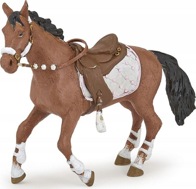Figurë lodër PAPO Horse and Ponies Winter Riding Girl, PVC, shumëngjyrëshe