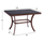 Set tavolina alumini 5-pjesësh HM10548 120×70×78 cm, kaftë