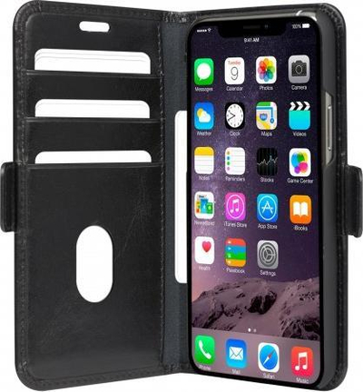 Këllëf telefoni dbramante Copenhagen Plus për iPhone 11 Pro Max, lëkurë, i zi