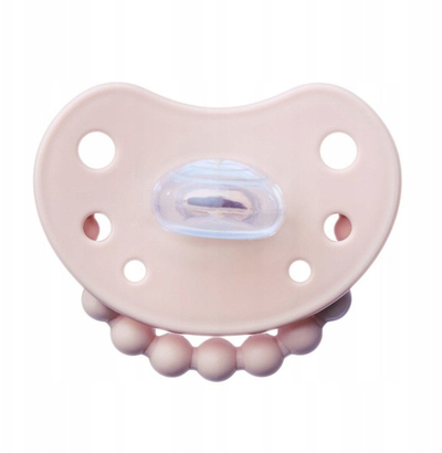 Biberon Luu Kids Positioning, silikon, 3–6 muaj, Velvet Blush