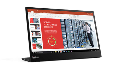 Monitor portativ Lenovo ThinkVision M14, 14", Full HD, IPS