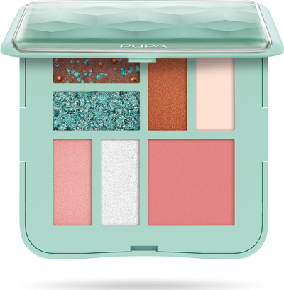 Paletë grimi Pupa S Tiffany Palette 001, nuanca natyrale, kompakte