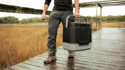 Frigorifer turistik Cecotec Bolero TravelCooling 33L D, 33L, ftohje dhe ngrohje, gri e errët