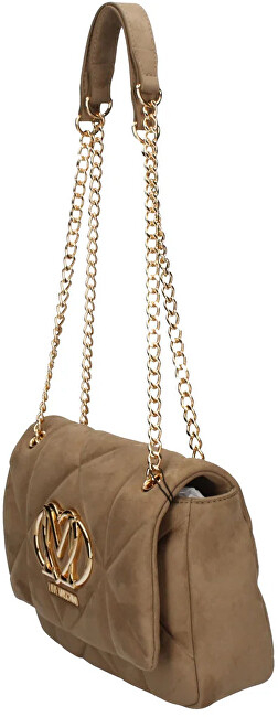 Çanta Love Moschino Embossed Velour, JC4314PP0NKE0105, bezhë