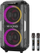 Kuti zanore Bluetooth W-KING 250W, 120 dB, BT 5.3, me LED, e zezë