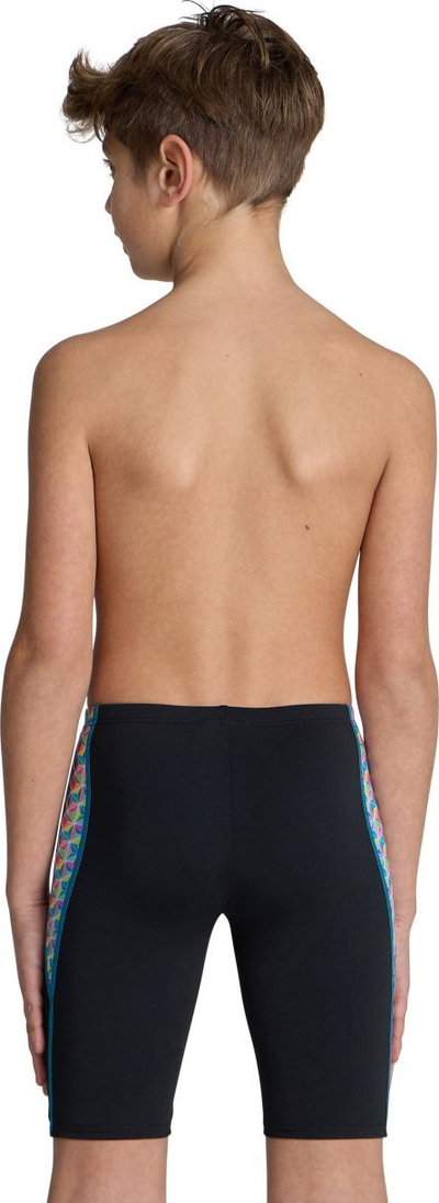 Rroba banje çunash Arena Starfish Swim Jammer, MaxLife Eco, UPF50+, të zeza shumëngjyrëshe