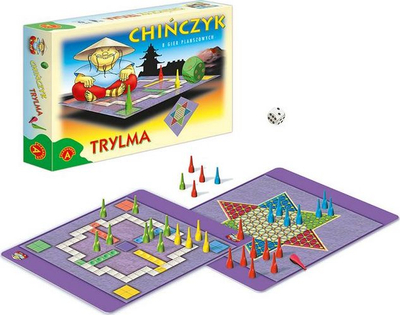 Lojë tavoline Alexander Chinczyk Trylma, set 8 lojëra, shumëngjyrëshe