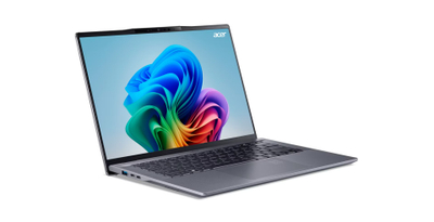 Laptop ACER Swift Go 14 AI SFG14-01, Snapdragon X Plus, ekran 14.5\" WUXGA, 16GB, 1TB SSD, ngjyrë gri