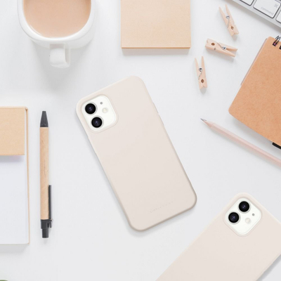 Mbrojtëse telefoni Roar Space Case për iPhone 14 Plus, TPU i butë fleksibël, ngjyrë krem