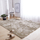 Tapet Thick Soft Plush Shaggy Ombre, 140x200 cm, kundër rrëshqitjes, bezhë camel