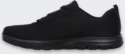 Atlete për goca Skechers, tekstil, taban i rehatshëm, e zezë