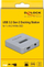 Dok stacion Delock 64000 për M.2 PCIe NVMe, USB C 3.2 Gen 2, gri